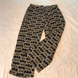 Batgirl Pajama Microfleece Bottoms Size XL 16-18